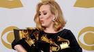 Adele won each of the six Grammys for which she was nominated, including the awards for Album, Song and Record of the Year. She also performed for the first time since canceling a tour last year to recover from throat surgery. Adele won each of the six Grammys for which she was nominated, including the awards for Album, Song and Record of the Year. She also performed for the first time since canceling a tour last year to recover from throat surgery.
