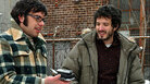 Jemaine Clement (left) and Bret McKenzie: Witty musical parodists play witless musicians in Flight of the Conchords. Jemaine Clement (left) and Bret McKenzie: Witty musical parodists play witless musicians in Flight of the Conchords.