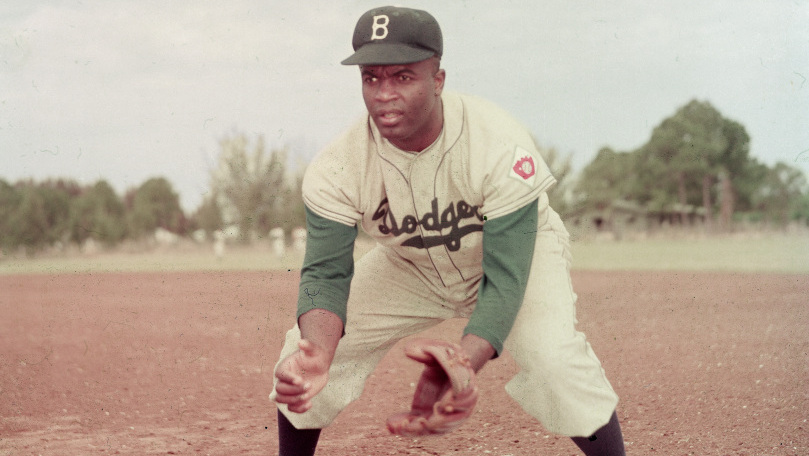 In 1947, Jackie Robinson broke the color barrier when he joined the Brooklyn Dodgers.