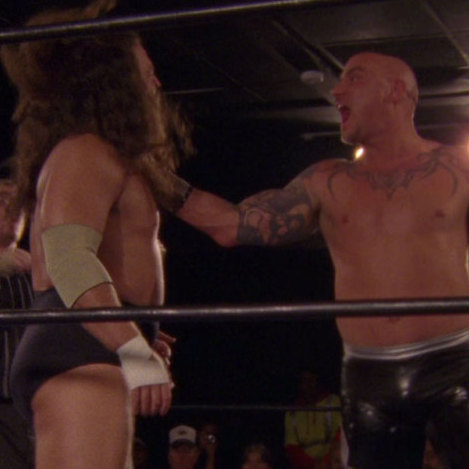 The new video takes an inside look at a wrestling match and finds the humanity in the spectacle.