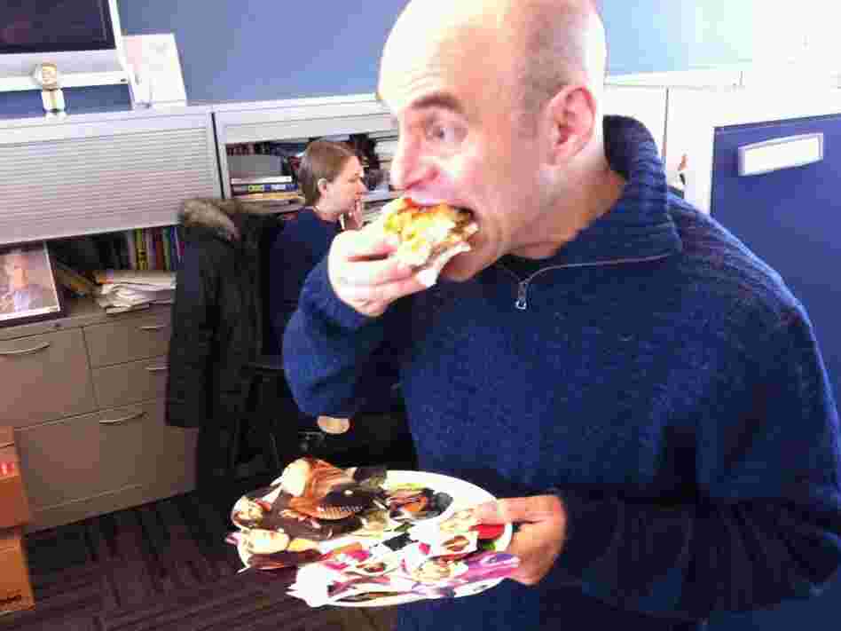 After a lifetime of eating his Valentine's Day cards, Peter was happy to find one that was actually edible. 