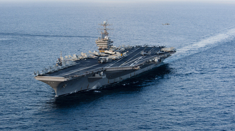 This January 19, 2012 image provided by the US Navy, shows the Nimitz-class aircraft carrier USS Abraham Lincoln (CVN 72) transiting the Arabian Sea. This January 19, 2012 image provided by the US Navy, shows the Nimitz-class aircraft carrier USS Abraham Lincoln (CVN 72) transiting the Arabian Sea.