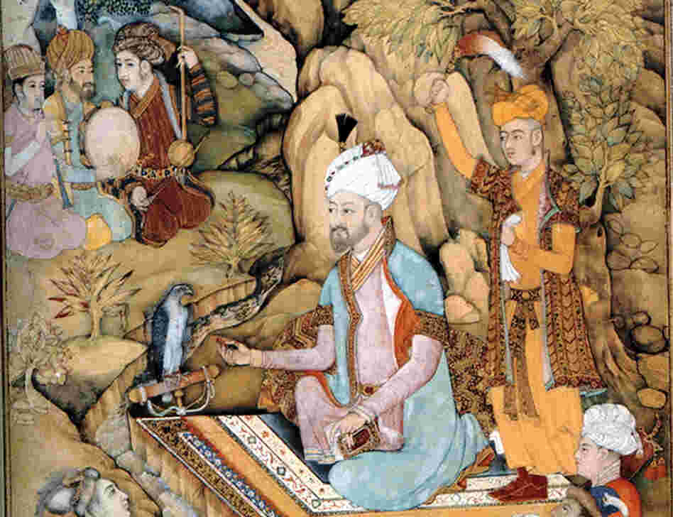  Babur, der Gründer des Mogulreiches.