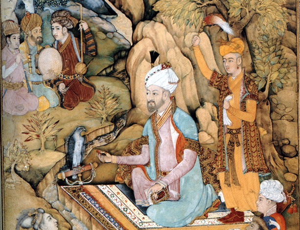  Babur, der Gründer des Mogulreiches.