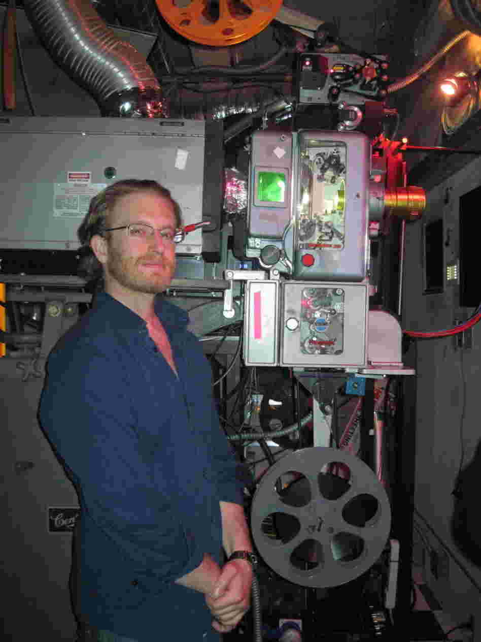 Josh Aidikoff mastered the complicated business of running film projectors when he was still in his teens. Now, the Aidikoff Screening Room has a digital projector, too, and Josh predicts that in a few years he won't be handling film at all.