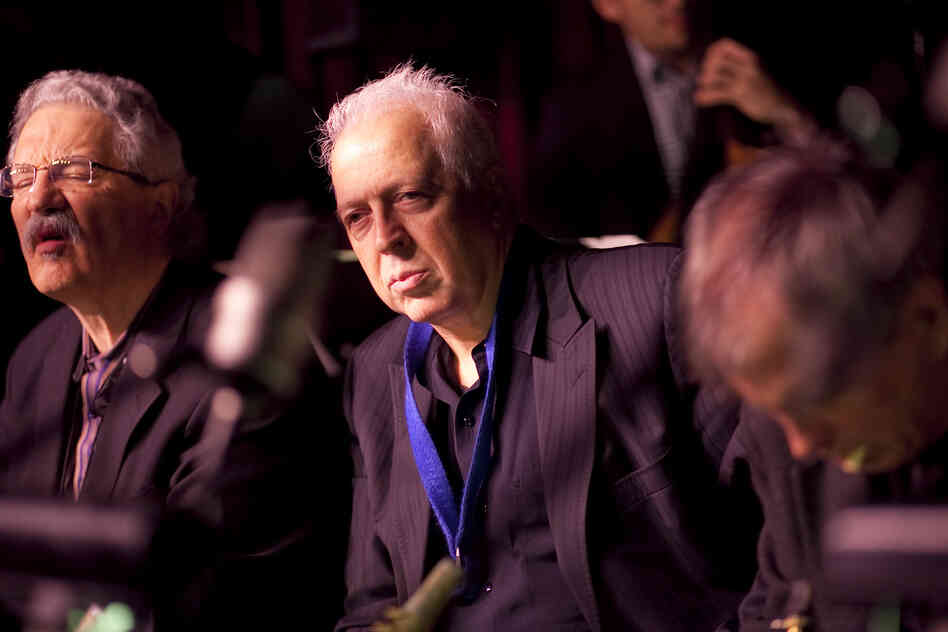 Saxophonists Ralph Lalama (left) and Billy Drewes.