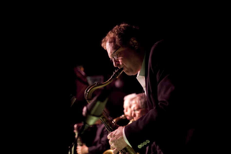 Rich Perry takes a solo.