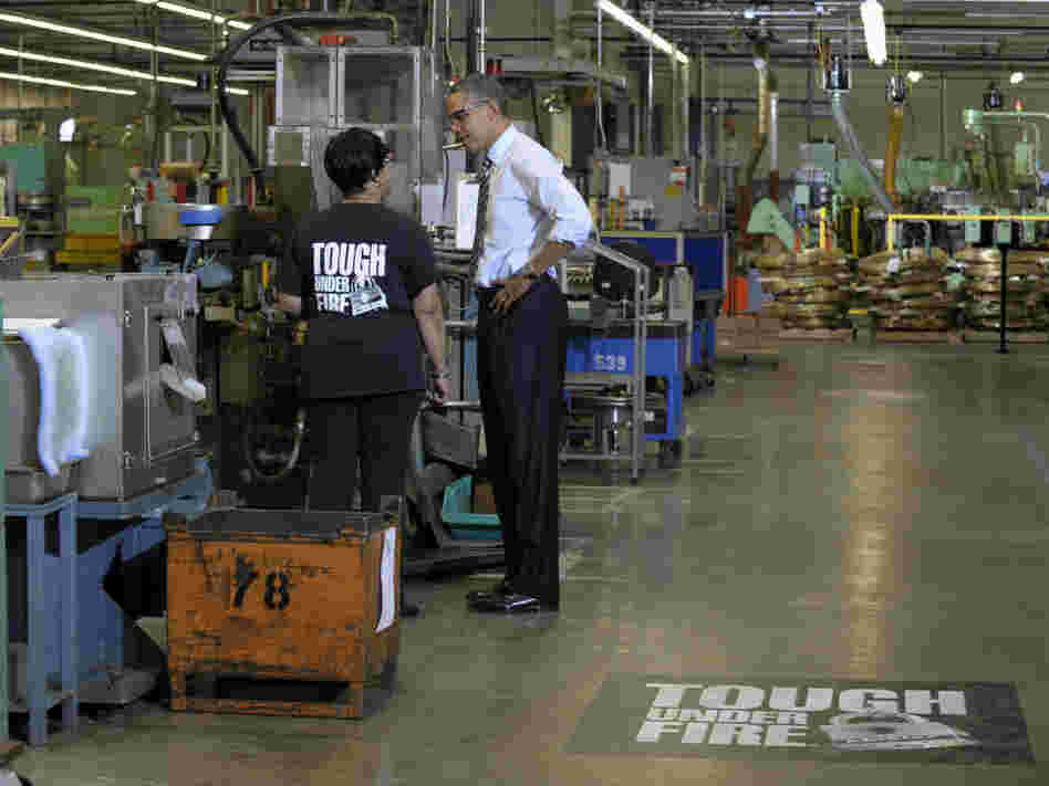 President Obama extolled U.S. manufacturing at Master Lock in Milwaukee as some experts said a return to the nation's industrial past may not be the best path forward.   