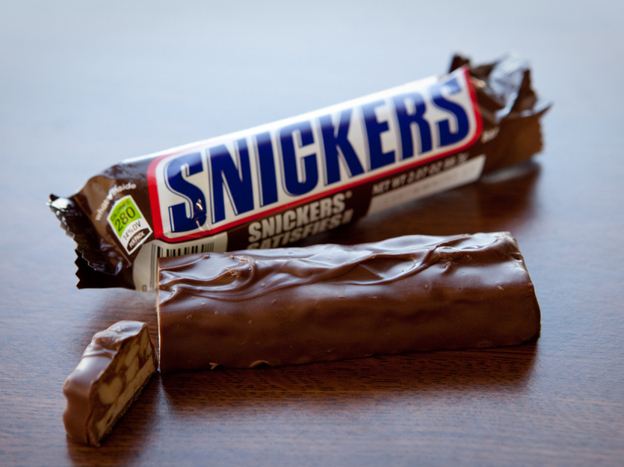 By the end of 2013, Mars says it will shave 30 calories, or about 11 percent (approximated here), off the current version of the Snickers bar.