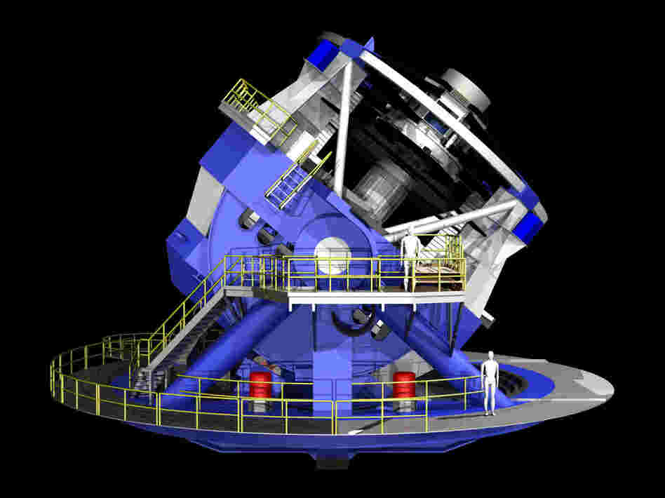 The telescope's unique, compact design allows it to swivel very quickly to different parts of the sky. This gives astronomers the ability to capture images quickly. 