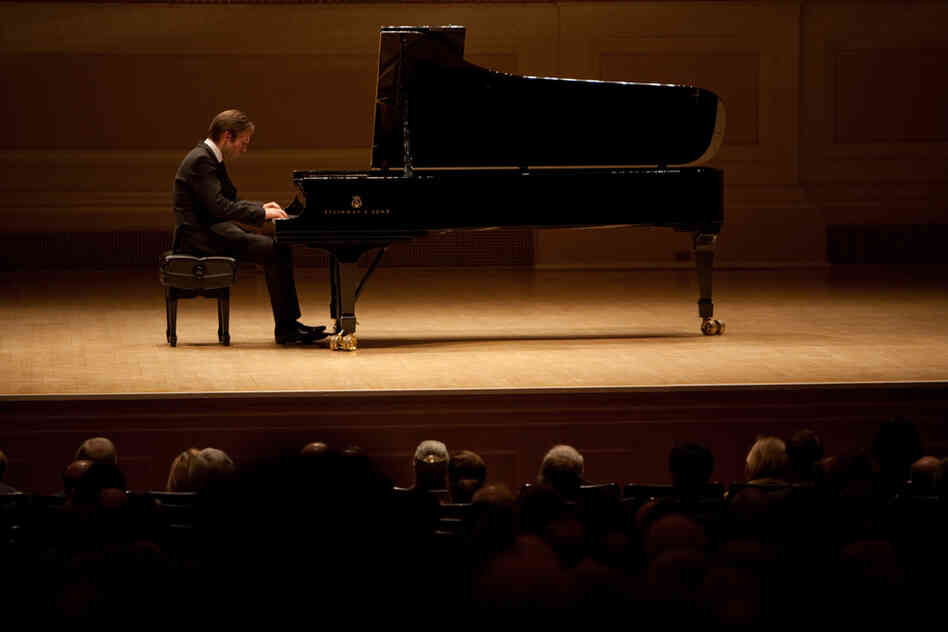 Andsnes has been known to helicopter a grand piano up to  the precipice of a Norwegian mountain to play Grieg. For this concert, he merely  picked out a nice sounding New York Steinway and had it delivered to Carnegie  Hall.