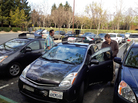 Chris Urmson (right) and Anthony Levandowski, one of the leaders of Google's self-driving car project, get into the driverless car. Chris Urmson (right) and Anthony Levandowski, one of the leaders of Google's self-driving car project, get into the driverless car.