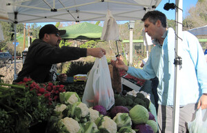 Life is a "collection of extraordinarily ordinary moments," Payne says. "We just need to pay attention to them all." Above, Payne stops at a farmers market near his home in the Santa Monica Mountains. Life is a "collection of extraordinarily ordinary moments," Payne says. "We just need to pay attention to them all." Above, Payne stops at a farmers market near his home in the Santa Monica Mountains.