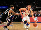 Jeremy Lin #17 of the New York Knicks drives past Isaiah Thomas #22 of the Sacramento Kings at Madison Square Garden on February 15, 2012 in New York City. Jeremy Lin #17 of the New York Knicks drives past Isaiah Thomas #22 of the Sacramento Kings at Madison Square Garden on February 15, 2012 in New York City.