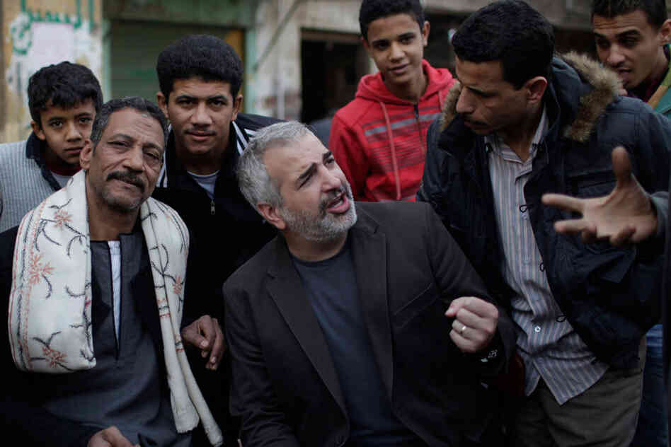 Shadid was one of the signature chroniclers of the 2011 revolution in Egypt for The New York Times. Here he talks with residents of Cairo's impoverished Imbaba neighborhood. 