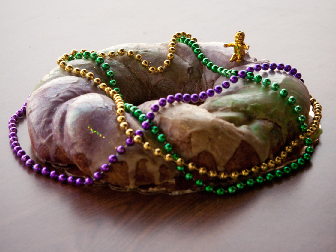 Sucre in New Orleans is one of many bakeries that leaves the plastic baby out of the king cake.