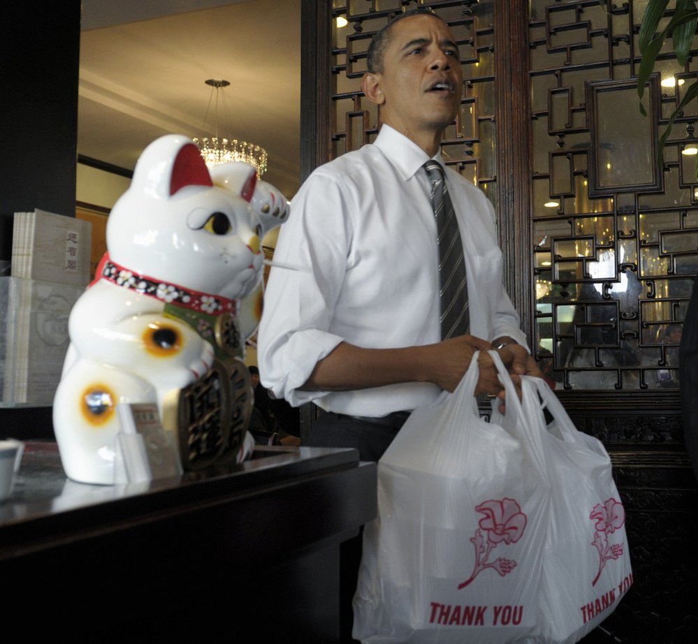 Those aren't bags of money but they might as well be. President Obama and the DNC raised $29.1 million in January.