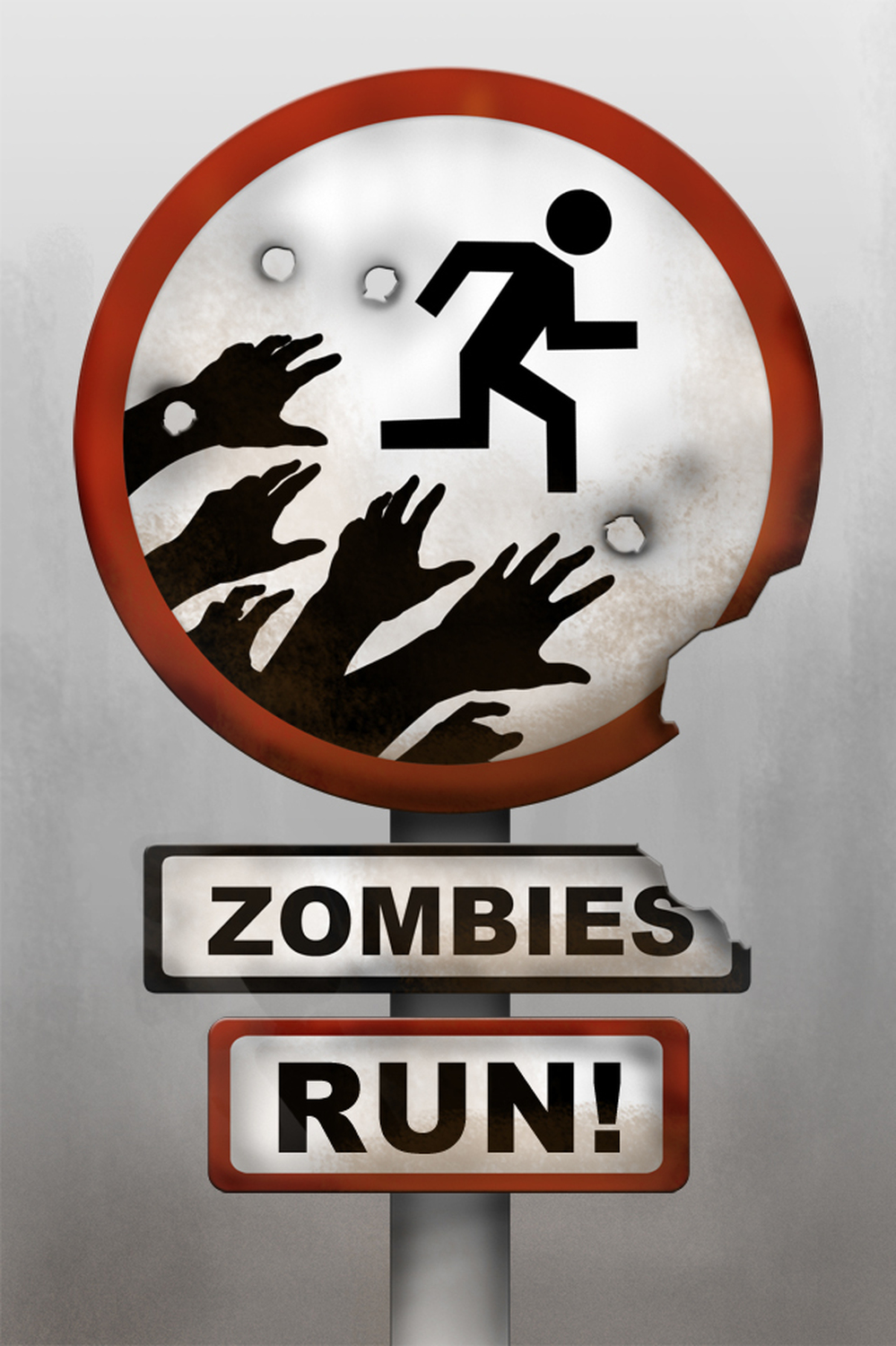 The Zombies, Run! iPhone app is a running game and audio adventure set in a post-apocalyptic world. 