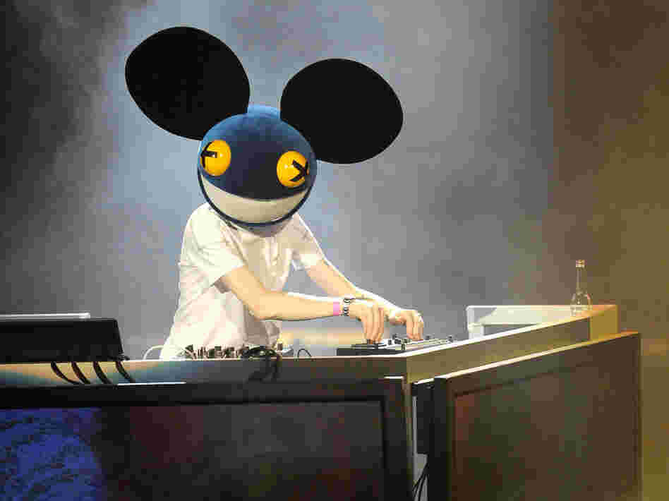 Deadmau5 in Los Angeles. The DJ's shows are often filled with fans wearing homemade versions of his trademark mouse-head mask. 