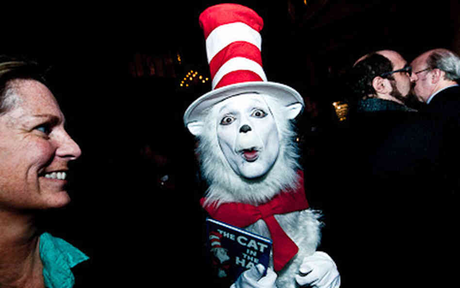 The Cat In The Hat makes an appearance at a party during the Tools of Change 2012 conference in New York last week. The Cat In The Hat makes an appearance at a party during the Tools of Change 2012 conference in New York last week.