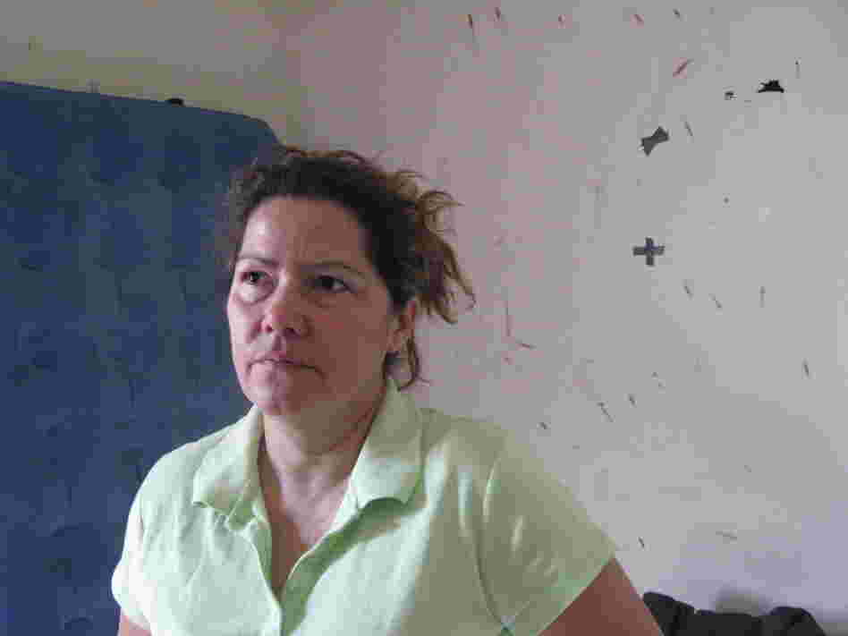 Luz Escamilla's bedroom walls are stained with the blood of bedbugs. She says she doesn't want to bleach them until reps from CW Capital, her landlord, pay an in-person visit to her Maryland home. Luz Escamilla's bedroom walls are stained with the blood of bedbugs. She says she doesn't want to bleach them until reps from CW Capital, her landlord, pay an in-person visit to her Maryland home.