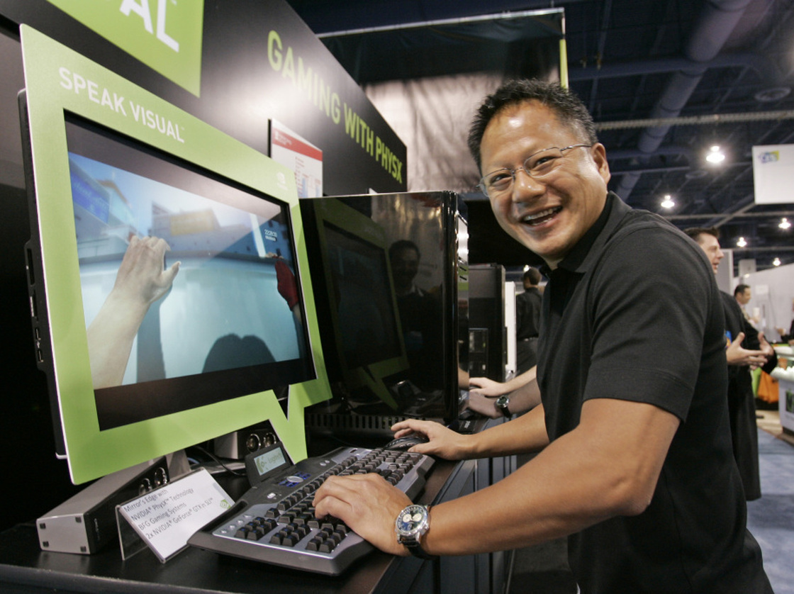 Nvidia Chief Executive Officer Jen-Hsun Huang co-founded the graphics chip maker in 1993.