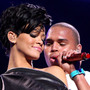 Rihanna and Chris Brown perform together in December 2008.
