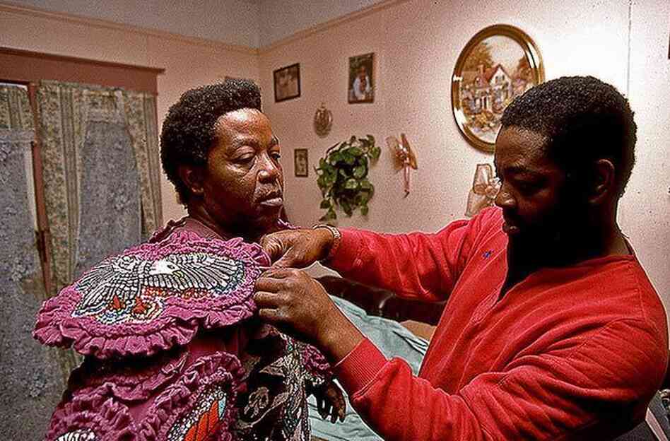 According to the Times-Picayune, "Joe Scott holds special status because he is the only Indian to come out of the penitentiary with a finished suit." According to the Times-Picayune, "Joe Scott holds special status because he is the only Indian to come out of the penitentiary with a finished suit."