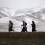 Ethnic Tibetan pilgrims walk on a road during Tibetan New Year in Langmusixiang, Sichuan province, in western China, Feb. 22. Celebrations are subdued in the Tibetan areas of China this year, after a string of self-immolations and protest against Chinese control. Ethnic Tibetan pilgrims walk on a road during Tibetan New Year in Langmusixiang, Sichuan province, in western China, Feb. 22. Celebrations are subdued in the Tibetan areas of China this year, after a string of self-immolations and protest against Chinese control.