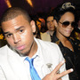 Chris Brown and Rihanna in the audience at the 2008 MTV Video Music Awards in Los Angeles.