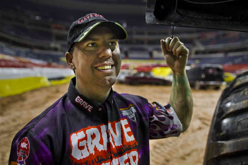 Rod Schmidt, the current driver of the Grave Digger #18 truck, has been driving for the team for more than a decade and says it's "the greatest job ever."