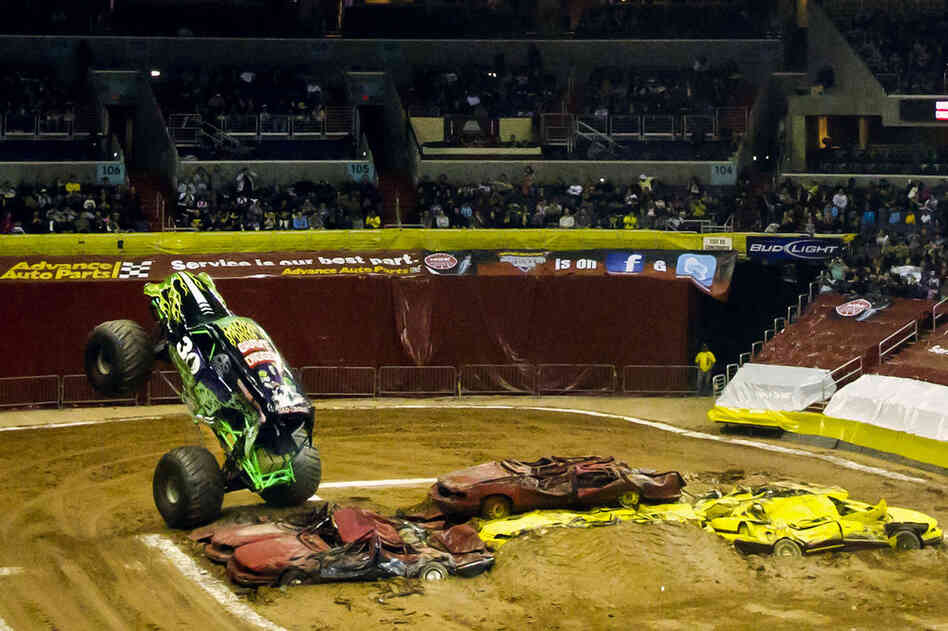 The Grave Digger truck received its name in 1981, when its builder Dennis Anderson, jokingly trash-talking with his fellow racers, said the now famous line, "I'll take this old junk and dig you a grave with it!"