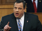 New Jersey Gov. Chris Christie delivers his budget address in the Assembly Chamber of the Statehouse in Trenton, N.J. on Tuesday. New Jersey Gov. Chris Christie delivers his budget address in the Assembly Chamber of the Statehouse in Trenton, N.J. on Tuesday.