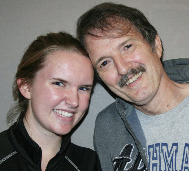Ron Cushman taught kindergarten and second grade for nearly 30 years. Jamie Marks, 16, is one of many students Cushman is still in touch with. 