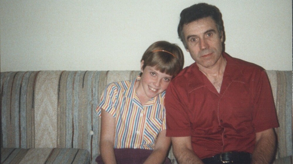Joy Johnston and her father, Patrick, in 1983, years before Alzheimer's changed their relationship.