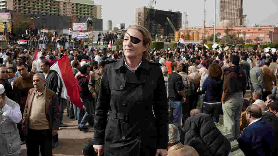 Veteran war correspondent Marie Colvin often traveled by herself to the front lines of conflicts to interview civilians trapped by war. Colvin, who was killed Wednesday in the Syrian city of Homs, is shown here in Cairo in an undated photo.