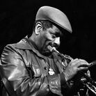 Composer and bandleader Dizzy Gillespie playing in 1970. Composer and bandleader Dizzy Gillespie playing in 1970.