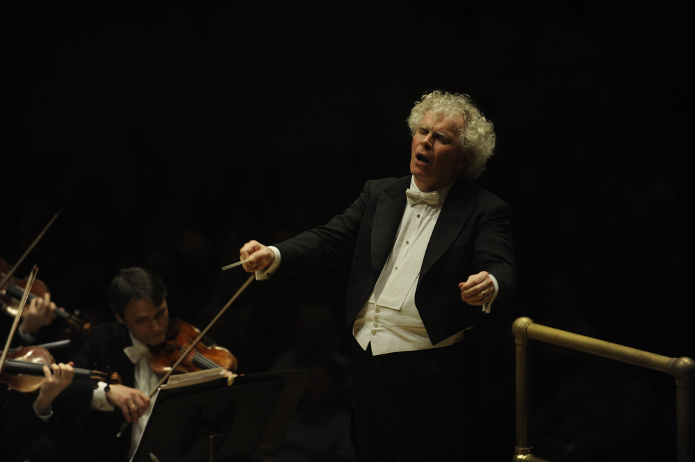 Simon Rattle has said that it was a performance of Mahler's "Resurrection" Symphony he heard live at age 12 that made him want to become a conductor.