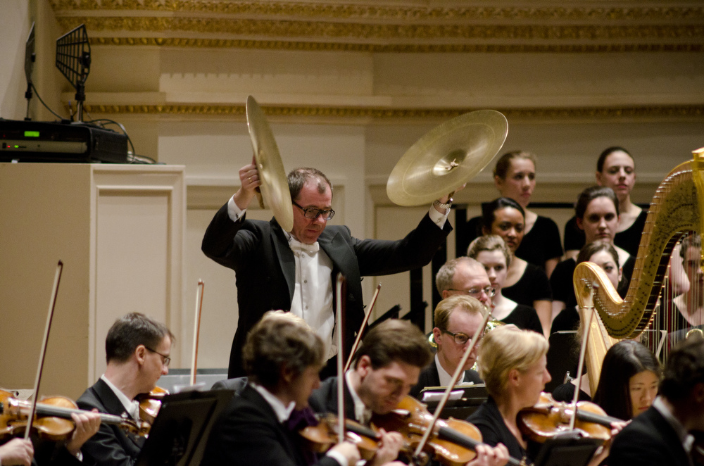 Bright percussion plays a central role in Mahler's searching "Resurrection" Symphony.