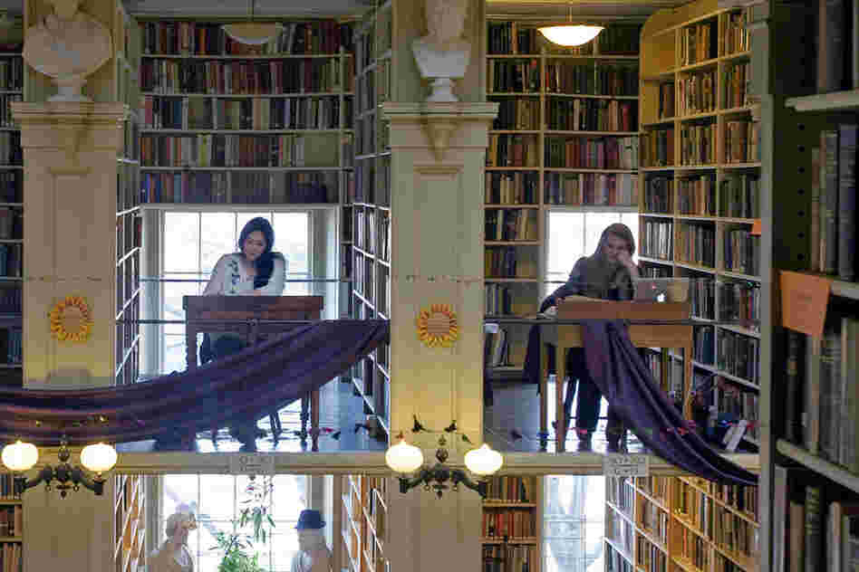 The Providence Anthenaeum is a popular study spot for students from nearby Brown University and Rhode Island School of Design. 
