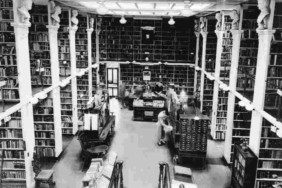 The Athenaeum's interior, circa 1940 