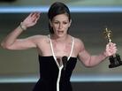 Actress Julia Roberts holds her Oscar for Best Actress for her role in Erin Brokovich at the 73rd Annual Academy Awards on March 25, 2001. Actress Julia Roberts holds her Oscar for Best Actress for her role in Erin Brokovich at the 73rd Annual Academy Awards on March 25, 2001.
