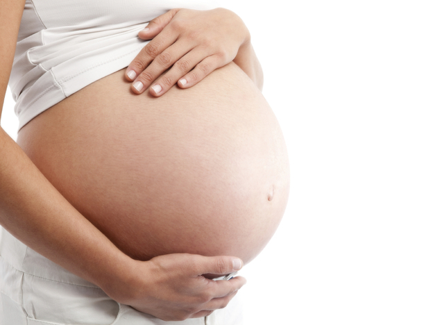 Pregnant woman's belly