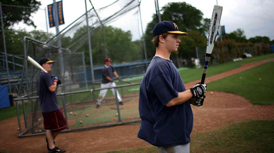 Swing And A Hitch New Bats Safer, But Power Wanes NPR
