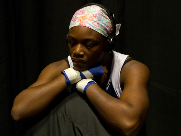 "Before boxing, I wanted to have 10 kids by the time I was 25. Now, my goal is to get this gold medal, go pro and be a world champion," says aspiring Olympic boxer Claressa Shields, 16.
