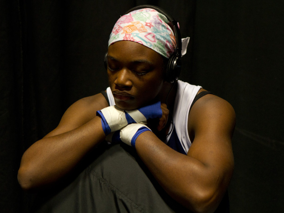 "Before boxing, I wanted to have 10 kids by the time I was 25. Now, my goal is to get this gold medal, go pro and be a world champion," says aspiring Olympic boxer Claressa Shields, 16.
