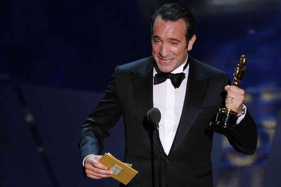 Jean Dujardin's Oscar for Best Actor was one of five for "The Artist." It also won Best Picture, Best Director, Best Original Score and Best Costume Design. 
