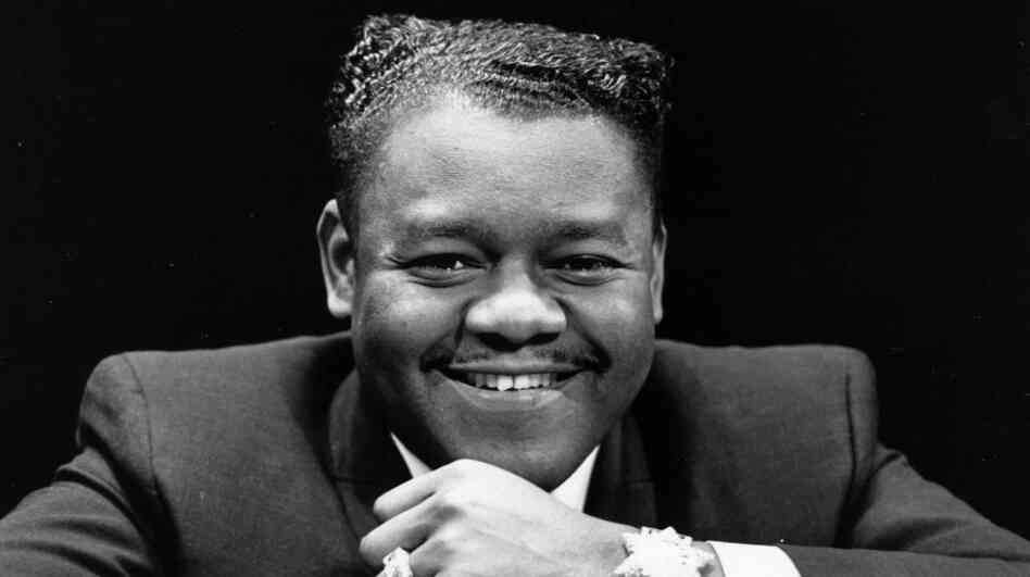 Legendary American jazz pianist and singer Fats Domino.