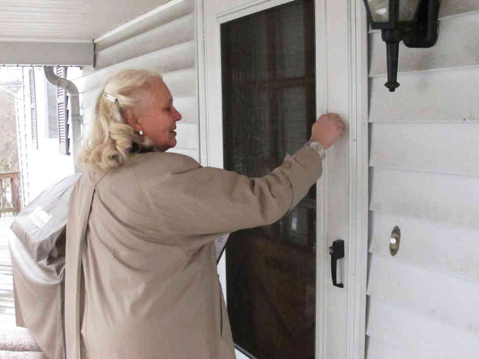 Clymer knocks on doors in Ohio in an attempt to encourage Christians to register to vote. 