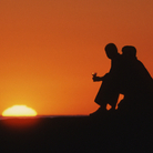 Sunset. Sunset.